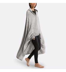 Plaid polaire à manches polyester recyclé So'Home