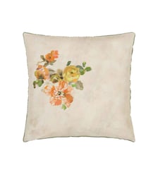 Taie d'oreiller imprimée en satin de coton, GIARDINO DI ROSE ACACIA Designers Guild