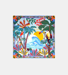 Grand foulard à motifs HAWAI Wild