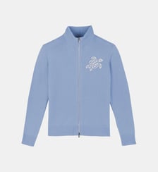 Sweat en coton et cachemire à fermeture zippée Tortue Vilebrequin