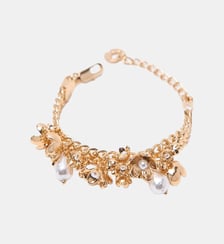 Bracelet asymétrique à large chaine Maje