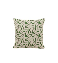 Housse De Coussin  Coton rebrodé d'un motif graphique Madura