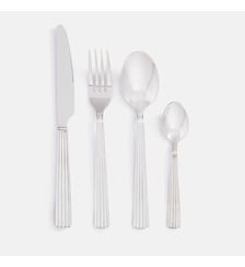 Ménagère 24 couverts manches striés, en inox La Redoute Interieurs