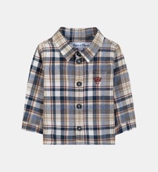 Chemise - Bordeaux coton carreaux boutons Tartine Et Chocolat