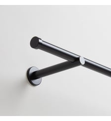 Tringle à rideaux ALMA  À compléter avec les supports, embouts et raccords de votre choix Madura