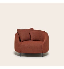 Fauteuil  Revêtement bouclette à l'aspect laineux Madura