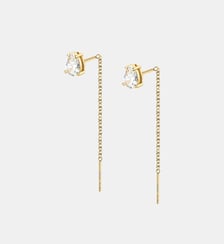 Boucles D'Oreilles en acier, cristaux, TESORI Morellato