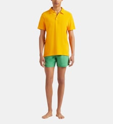 Polo en coton éponge organique uni Vilebrequin