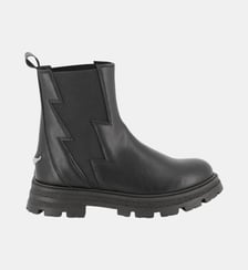 Bottines chelsea en cuir de vachette Zadig&Voltaire Kids