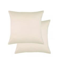 Lot de 2 taies satin de coton 120 fils Ava uni Garnier Thiebaut