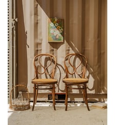 Paire de chaises en bois Claude N°1405- Produit chiné Debongout