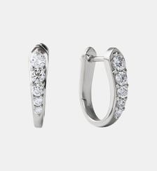 Créoles en argent 925 avec diamants cultivés en laboratoire Aristocrazy