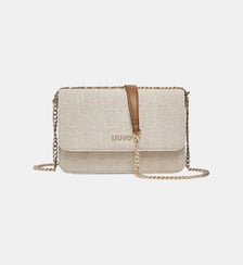 Sac à bandoulière petit modèle en jute Liu Jo