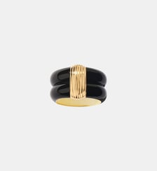 Bague Katt noire Aurélie Bidermann