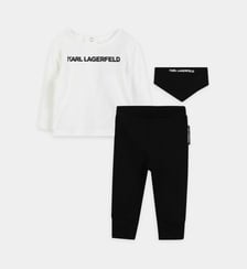 Ensemble t-shirt, caleçon et foulard Karl Lagerfeld Kids