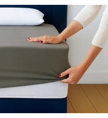 Drap Housse 2 en 1 - Alèse Imperméable intégrée - Coloris Carbone Dodo