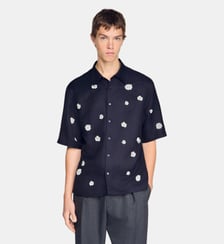 Chemise fluide imprimé fleur Sandro