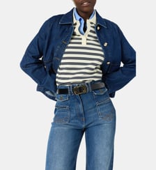 Veste droite en denim brut - TAINA Gerard Darel