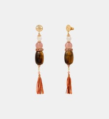 Boucles d'oreilles longues tiges percées   - Tiki Satellite