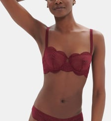 Soutien-gorge corbeille - Rouge Spinelle Simone Pérèle