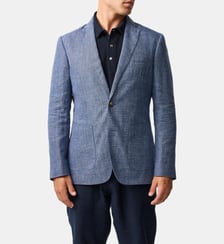 Veste blazer slim en laine et lin The Cascades Rodd & Gunn