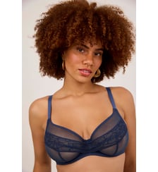 Soutien-gorge avec armatures grande taille Nudité bleu nuit Maison Lejaby