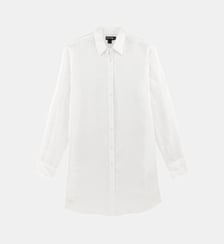 Robe chemise en lin unie Vilebrequin