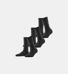Chaussettes Crew 3-Pack Coton Burlington
