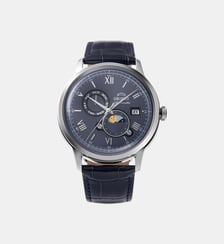 Montre automatique Sun & moon Bleu foncé RAAK0806L30B Orient