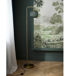Lampadaire Arsène en métal et verre strié Cyrillus