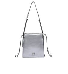 Mini sac souple en daim laminé avec logo love birds Pinko