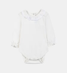 Body -  coton col volanté dentelle fine Tartine Et Chocolat
