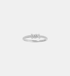 Bague Fine Barbelé Pavée Djula