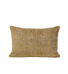 Housse De Coussin  Chenille au motif graphique Madura
