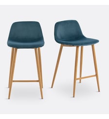 Lot de 2 chaises de bar mi-hauteur Lavergne La Redoute Interieurs