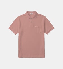 Polo manches courtes en coton gaufré Serge Blanco