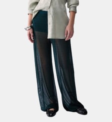 Pantalon en tulle avec broderies bijoux Liu Jo