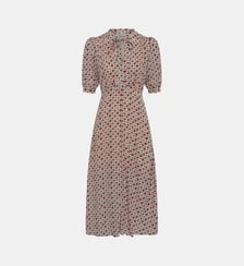 Robe midi cintrée imprimée - AUREMA Gerard Darel