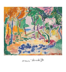 Poster Henri Matisse - Colorful garden Poster & Frame