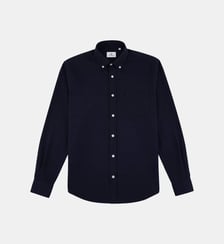 Chemise manches longues en coton avec poche poitrine Serge Blanco
