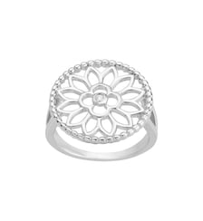 Bague Vecchio en Argent avec diamant blanc La Garçonne Diamant