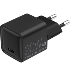 Chargeur 20W charge rapide USB-C Noir Essentiel B