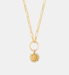 Pendentif Soleil dorée, Vitalité et Bonheur Les Néréides