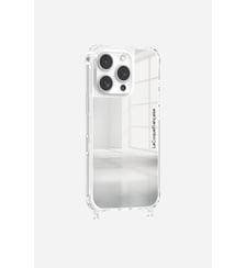 Coque de téléphone miroir anti-choc avec anneaux pour iPhone 16 Pro La Coque Française
