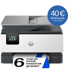 Imprimante jet d'encre OfficeJet Pro 9122e éligible Instant Ink HP