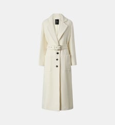 Manteau droit ceinturé Pinko