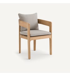 Fauteuil de table en teck AM.PM