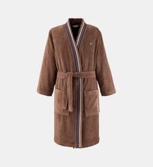 Peignoir de bain long en coton Lacoste Home