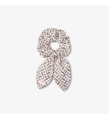 Chouchou satin imprimé Lacoste