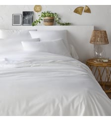 Housse de couette unie percale coton bio Scenario La Redoute Interieurs